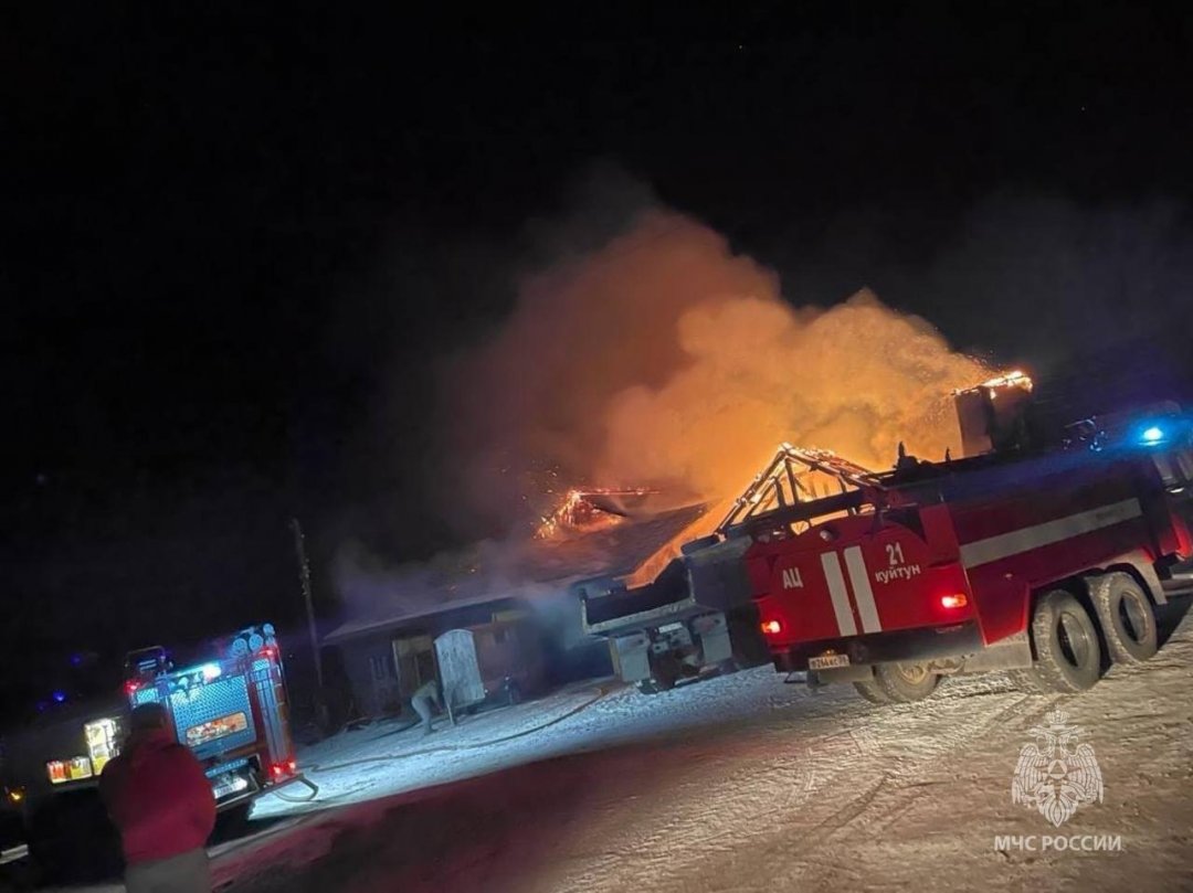 Пожар в Куйтунском районе